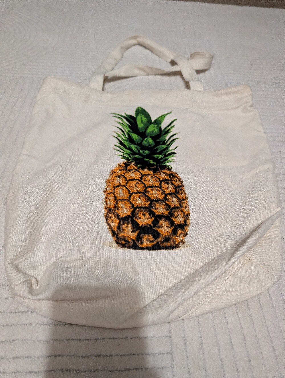 🍍 Pineapple Canvas Tote